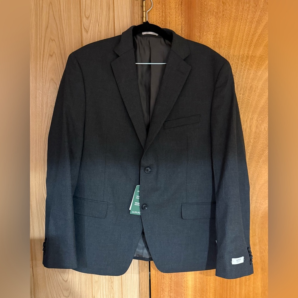 Alfani Men's Charcoal Slim Fit Jacket